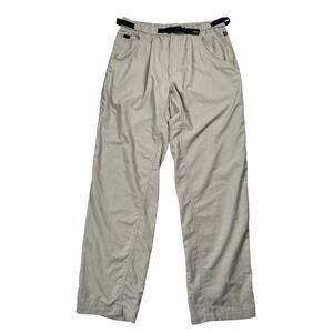 Vintage Columbia Sportswear GRT Pants Womens Large Khaki Nylon Belted Hiking
